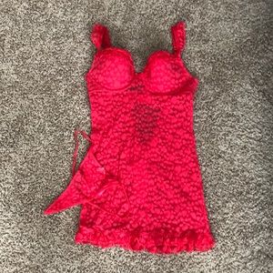 VS Red Negligee - Medium